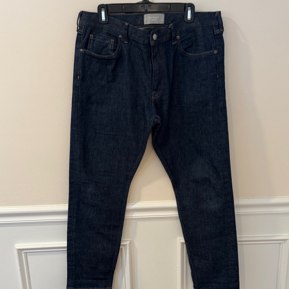 Everlane Men's Deep Indigo Relaxed Jeans